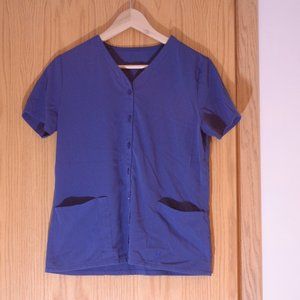 Jaanuu Button Up Scrub Top
